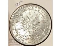 Αυστρία 100 Σελίνια 1978 Έτος Ασήμι ! UNC