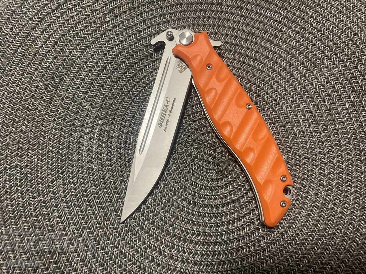 Ρωσικό πτυσσόμενο μαχαίρι ΝΟΞ Φίνκα-Σ, σχεδιασμός Α. Μπιριούκοφ - 5 Ρωσικό πτυσσόμενο μαχαίρι ΝΟΞ Φίνκα-Σ, σχεδιασμός Α. Μπιριούκοφ - 5