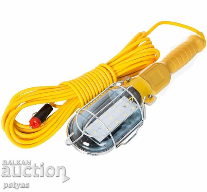 Lampă de lucru LED cu cablu de 5 metri și cârlig de agățat. Lampă de lucru LED cu cablu de 5 metri și cârlig de agățat.