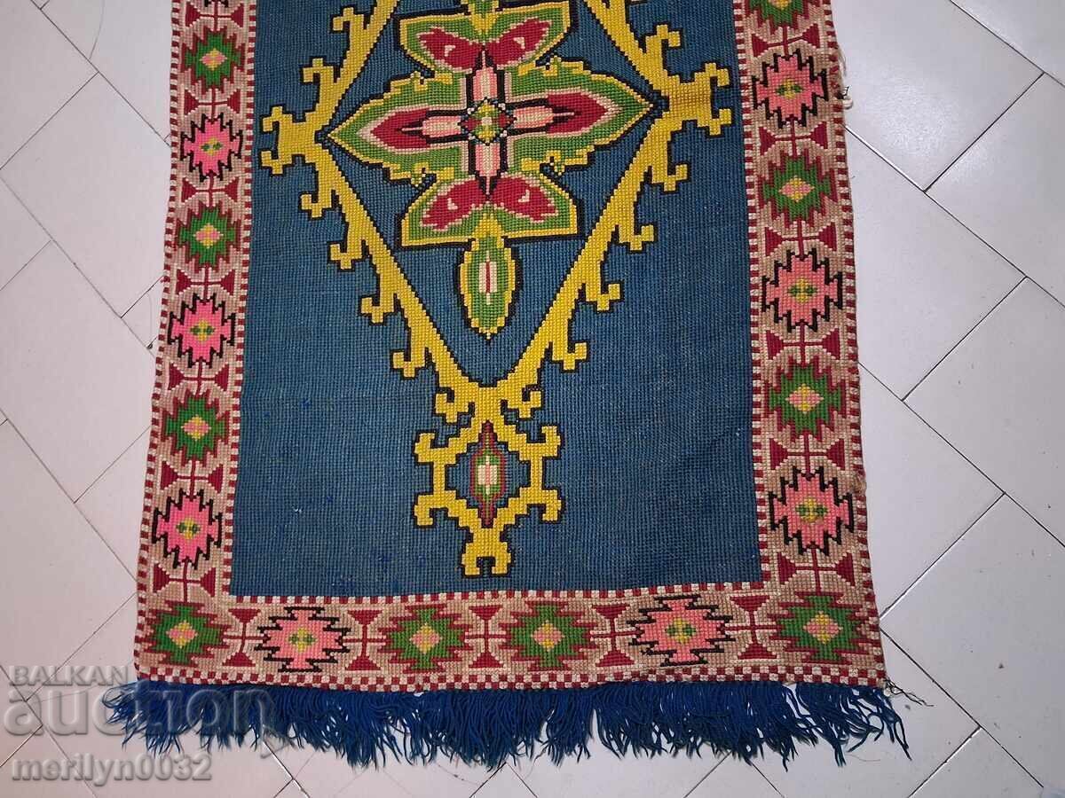 Old hand-woven wall rug 115/60 cm rug carpet with price 95.00 BGN | € 48.57