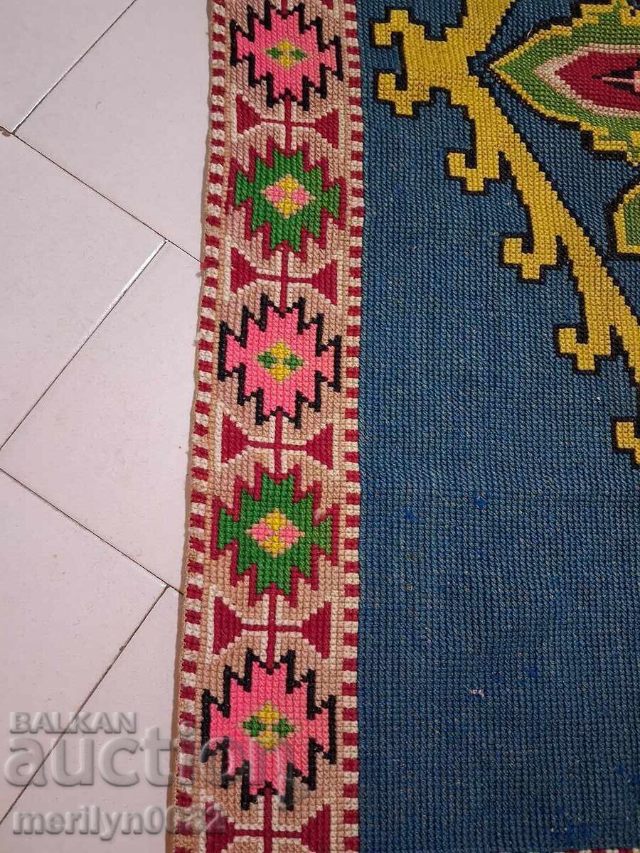 Auction  Old hand-woven wall rug 115/60 cm rug carpet