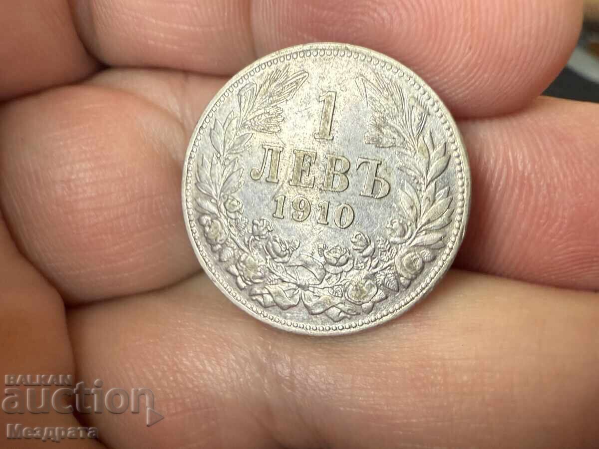 Kingdom of Bulgaria 1 Lev 1910