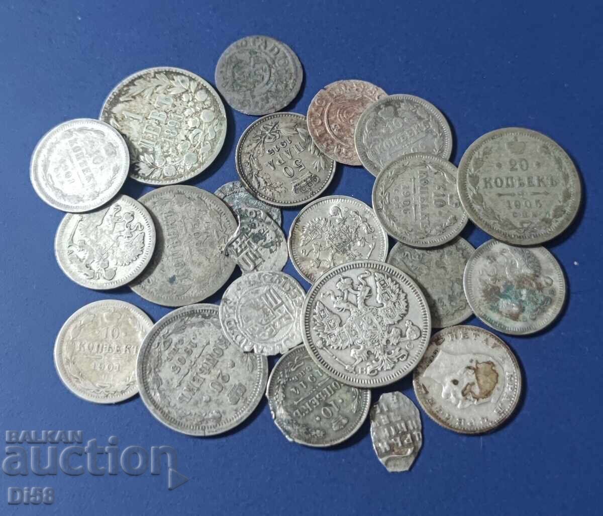 Λωτ Ασημένιων Νομισμάτων Ρωσίας Βουλγαρίας Σερβίας Άλλων ΒΖΤ Λωτ Ασημένιων Νομισμάτων Ρωσίας Βουλγαρίας Σερβίας Άλλων ΒΖΤ