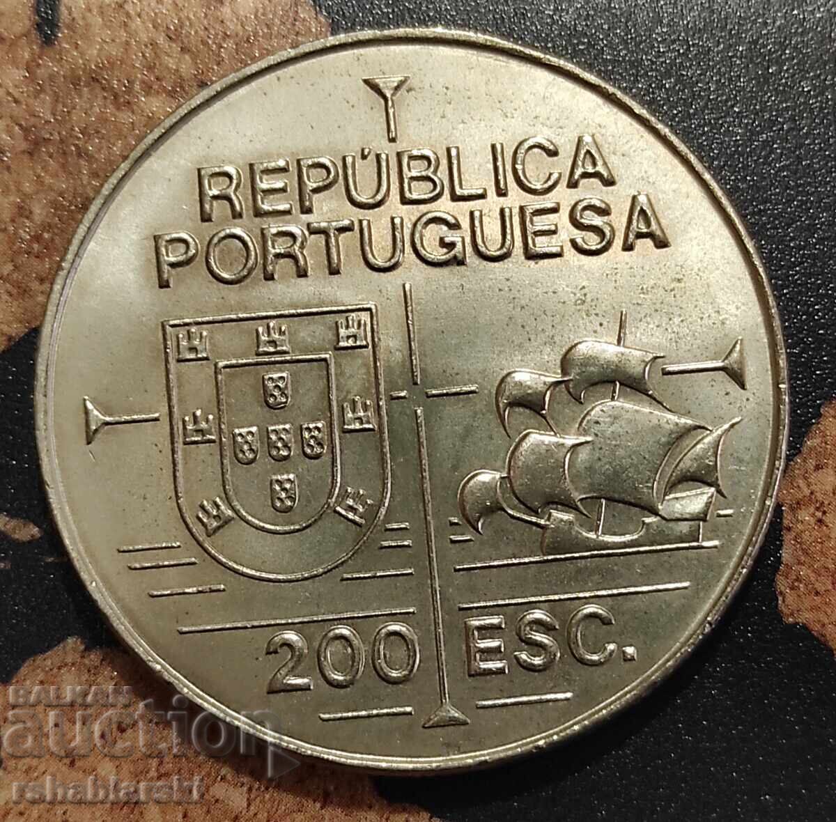 Coin Portugal (Jubilee) 200 Escudos, 1992 Coin Portugal (Jubilee) 200 Escudos, 1992