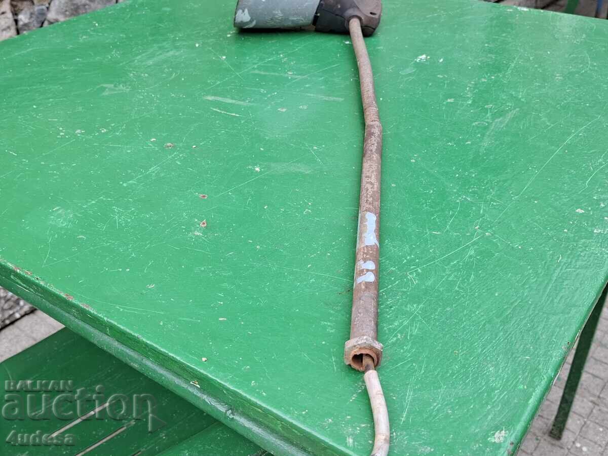 Old industrial lamp, taken from a workbench, BZTs - 7 Old industrial lamp, taken from a workbench, BZTs - 7