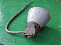 Old industrial lamp, taken from a workbench, BZTs