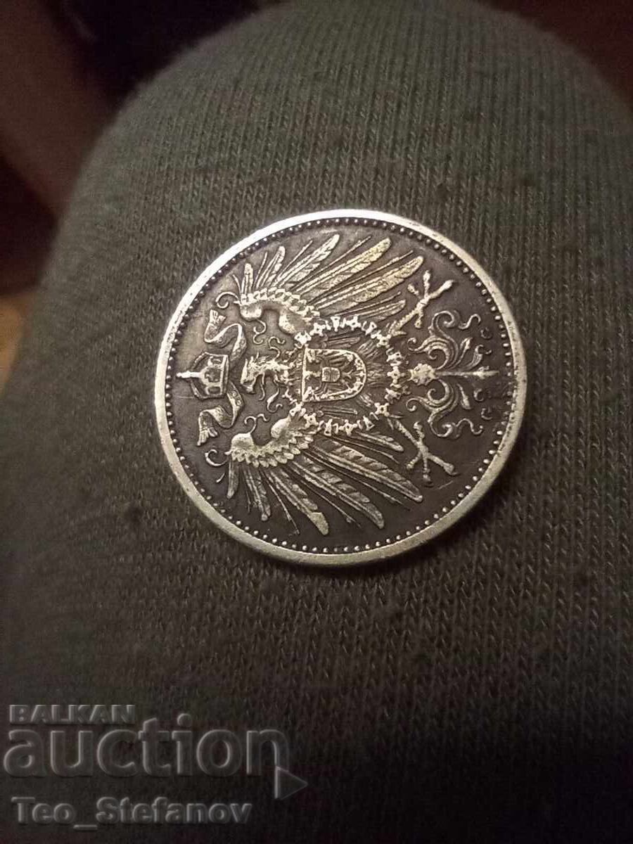 Аукцион 1 марка 1907 G Германия рядка