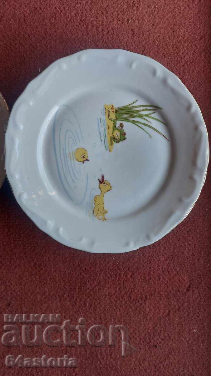 Porcelain, service, Izida, plates, children's scenes, fairy tales - 7 Porcelain, service, Izida, plates, children's scenes, fairy tales - 7