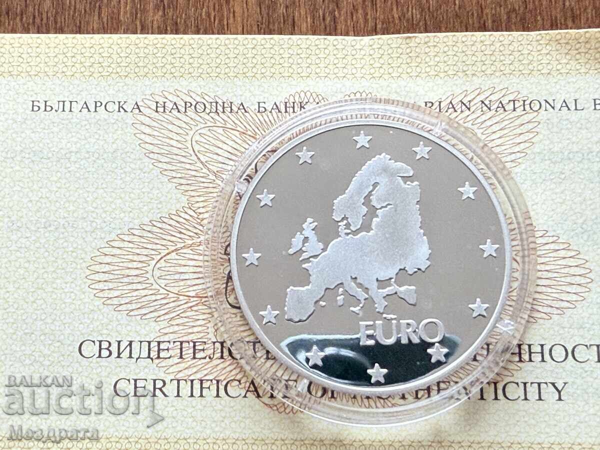 Bulgaria 10 Leva 1999 Todor Burmov + Certificate with price 0.01 BGN | € 0.01 Bulgaria 10 Leva 1999 Todor Burmov + Certificate with price 0.01 BGN | € 0.01