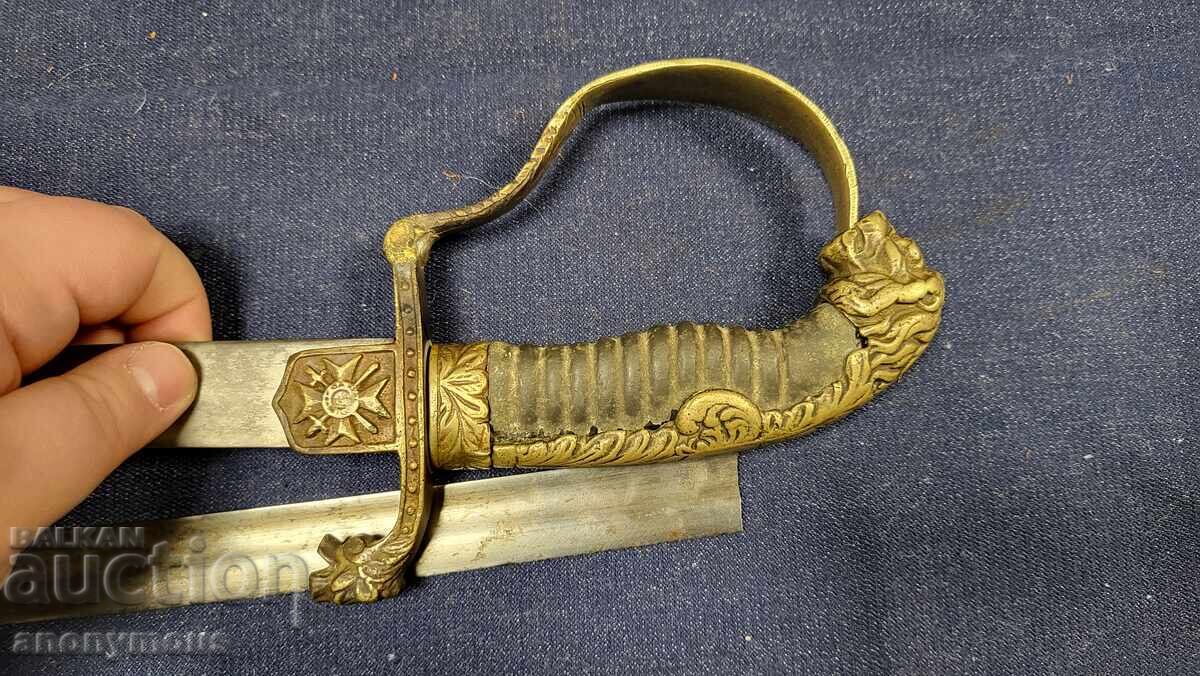 Sabie de ofițer bulgară Borisova DKV - 5 Sabie de ofițer bulgară Borisova DKV - 5