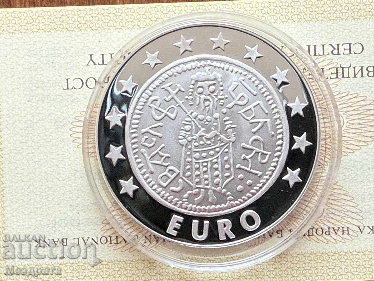 Bulgaria 10 Leva 2000 Todor Svetoslav Terter + Certificate Bulgaria 10 Leva 2000 Todor Svetoslav Terter + Certificate