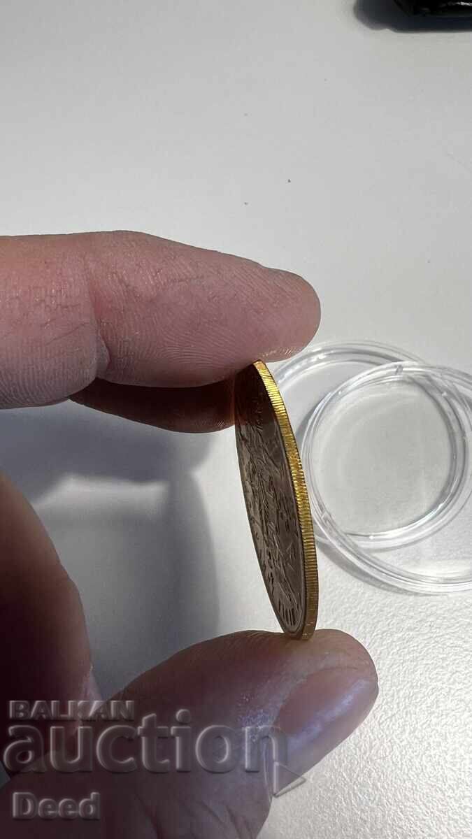 Аукцион 5 Дуката 1935 - Злато - Чехословакия