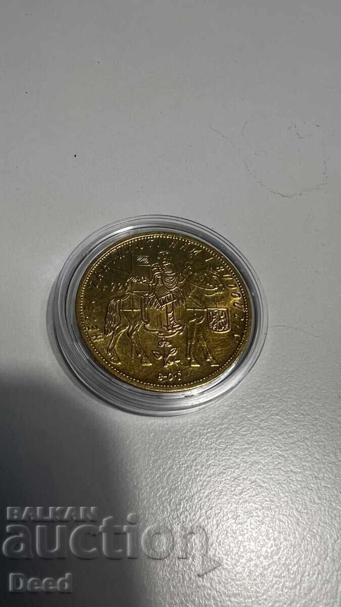 Livrarea 5 Ducati 1935 - Aur - Cehoslovacia Livrarea 5 Ducati 1935 - Aur - Cehoslovacia