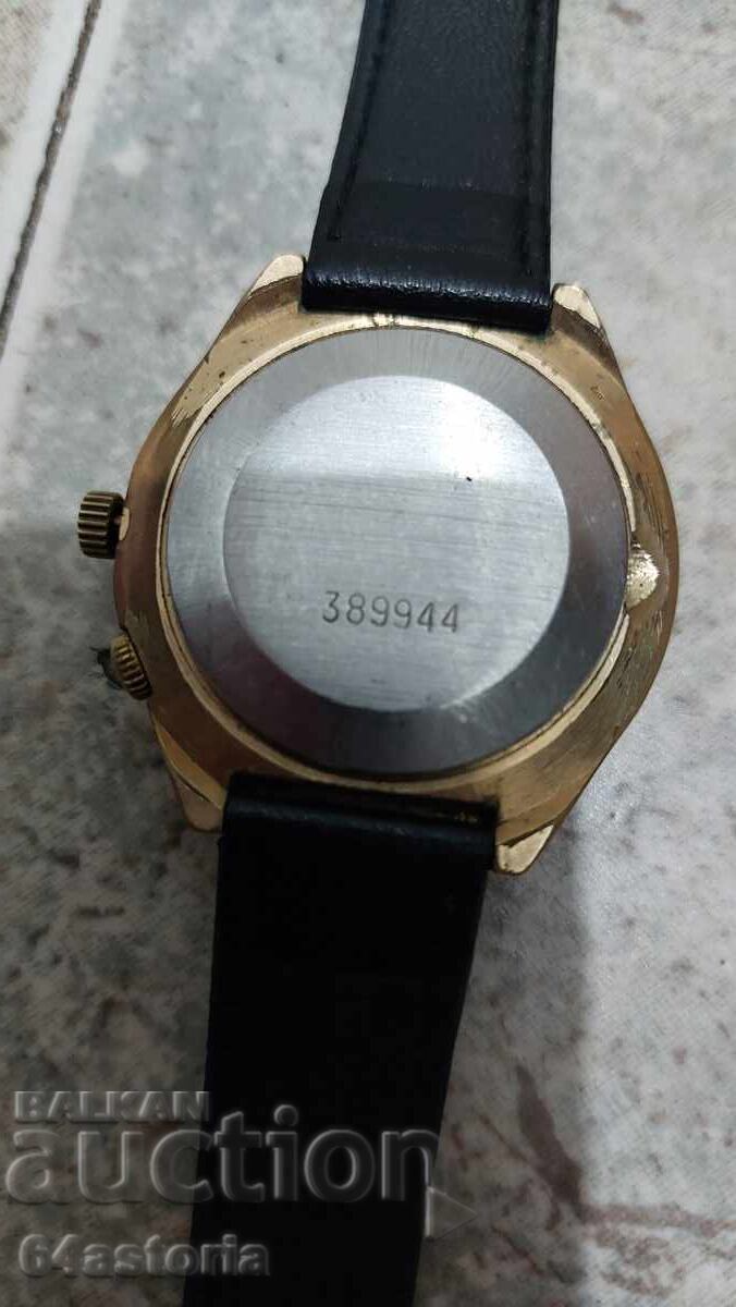 Livrarea Ceas Slava, sovietic, URSS, placat cu aur, Raketa Livrarea Ceas Slava, sovietic, URSS, placat cu aur, Raketa