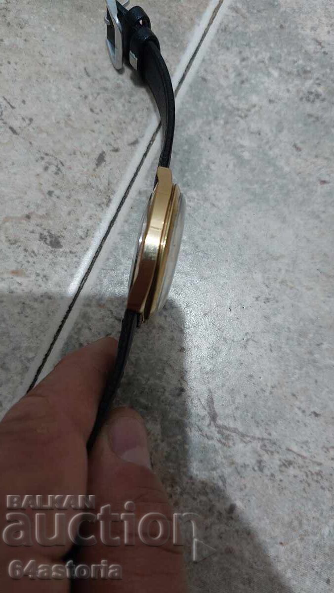 Ceas Slava, sovietic, URSS, placat cu aur, Raketa - 5 Ceas Slava, sovietic, URSS, placat cu aur, Raketa - 5