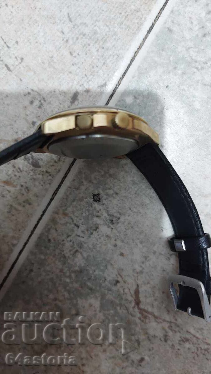 Ceas Slava, sovietic, URSS, placat cu aur, Raketa - 6 Ceas Slava, sovietic, URSS, placat cu aur, Raketa - 6