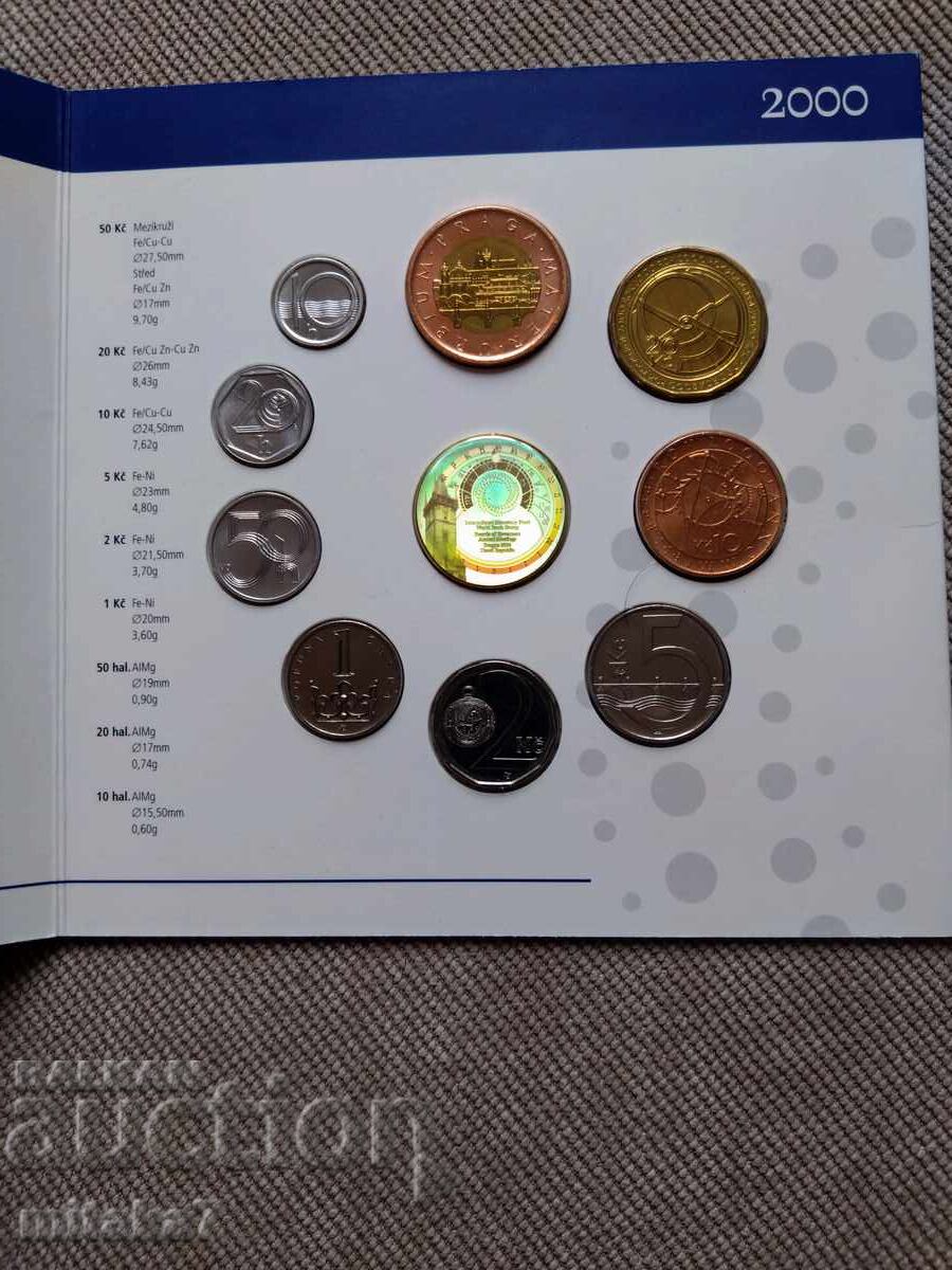 Set of coins 2000, Czech Republic with price 222.00 BGN | € 113.51 Set of coins 2000, Czech Republic with price 222.00 BGN | € 113.51