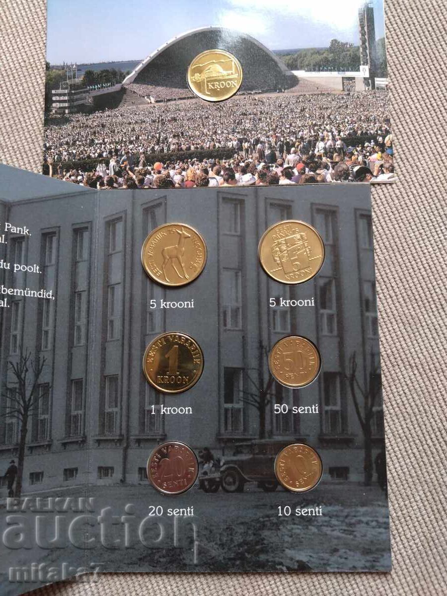 Σετ νομισμάτων Εσθονίας με τιμή € 17.00 | 33.25 BGN Σετ νομισμάτων Εσθονίας με τιμή € 17.00 | 33.25 BGN
