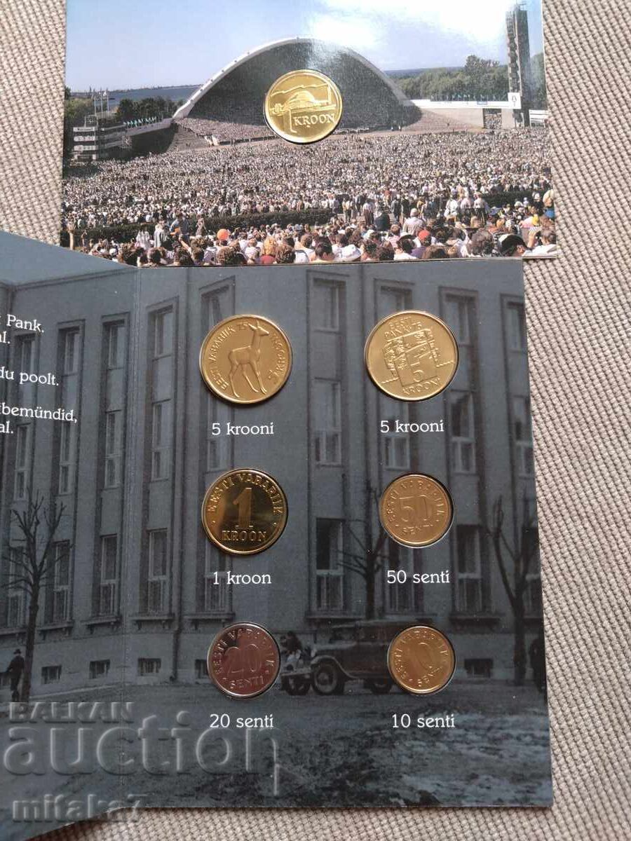 Set de monede Estonia cu preț € 17.00 | 33.25 BGN Set de monede Estonia cu preț € 17.00 | 33.25 BGN