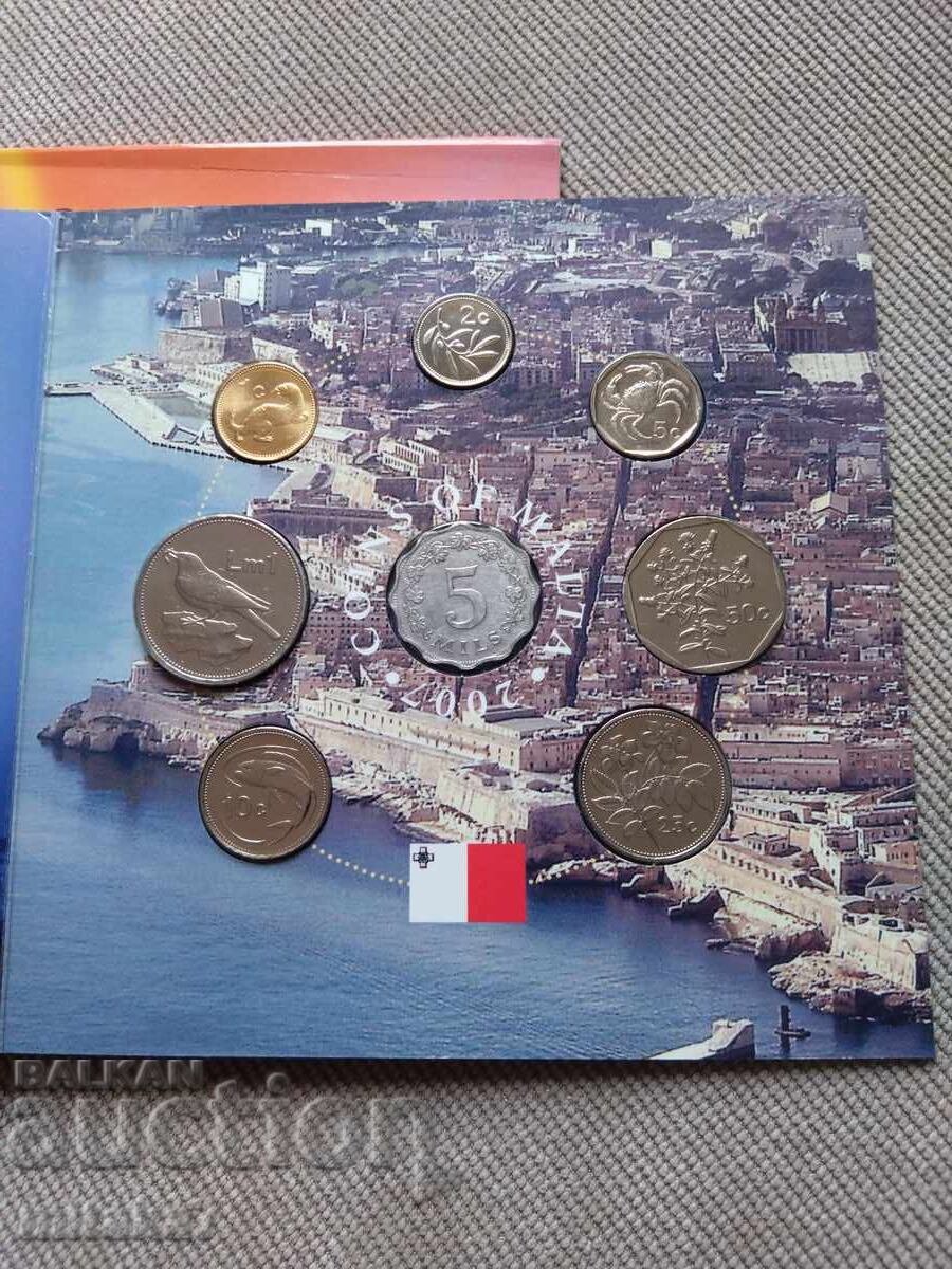 Аукцион Сет монети 2007 година, Малта Аукцион Сет монети 2007 година, Малта