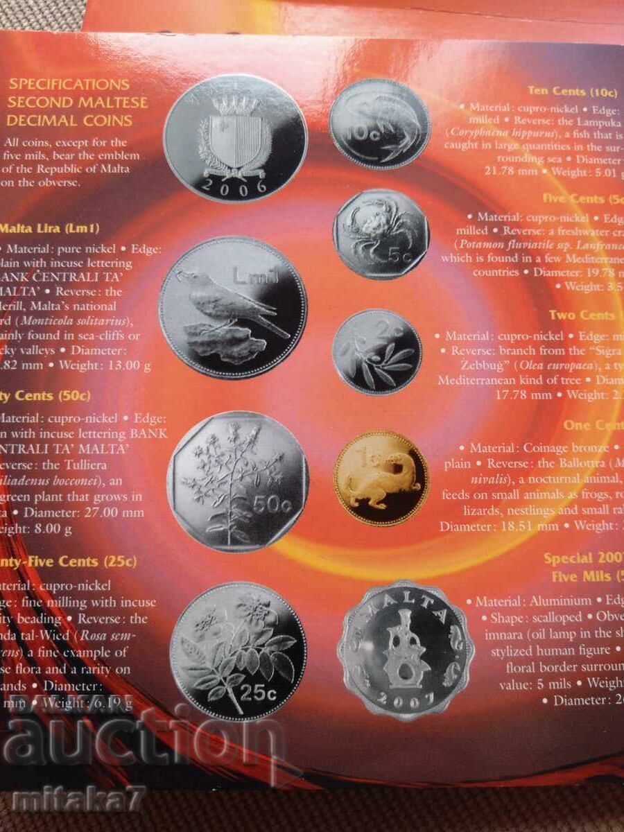 Σετ νομισμάτων 2007, Μάλτα - 5