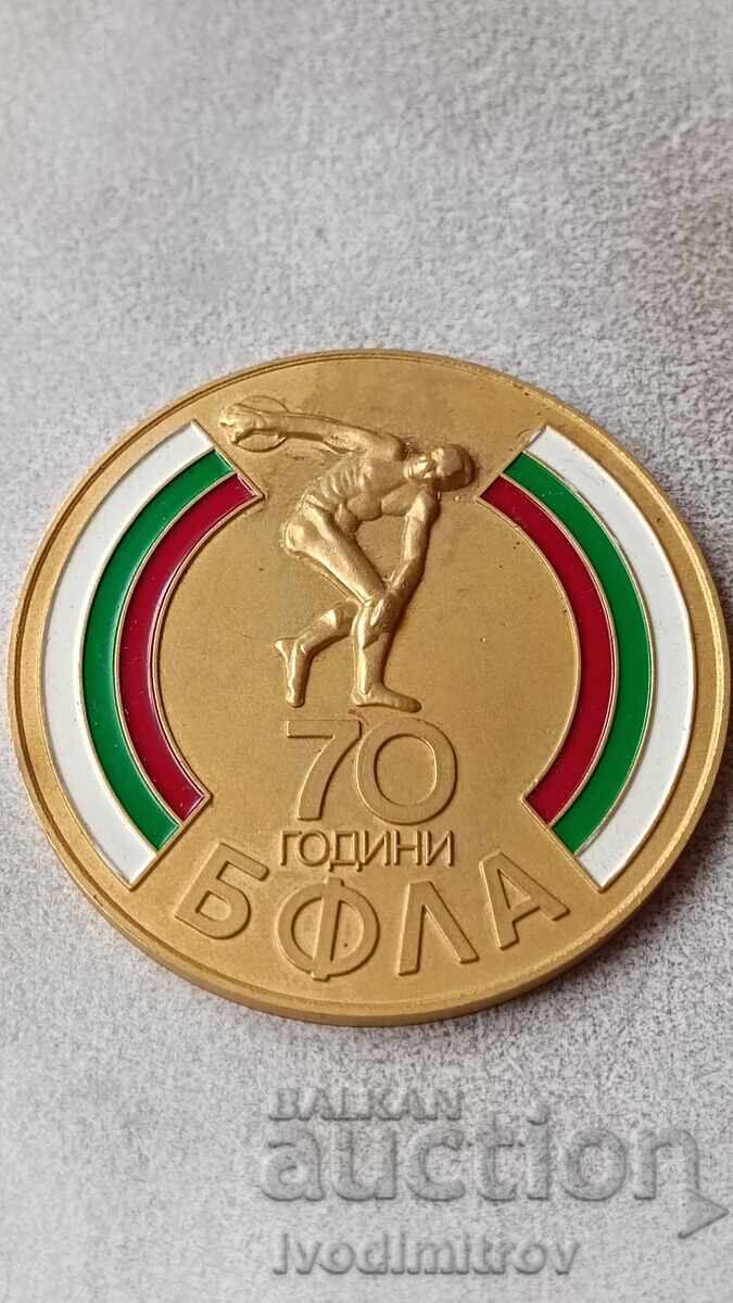 Plaque 70 Years of the Bulgarian Athletics Federation Plaque 70 Years of the Bulgarian Athletics Federation