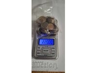 220 гр. монети, микс монети Европа.