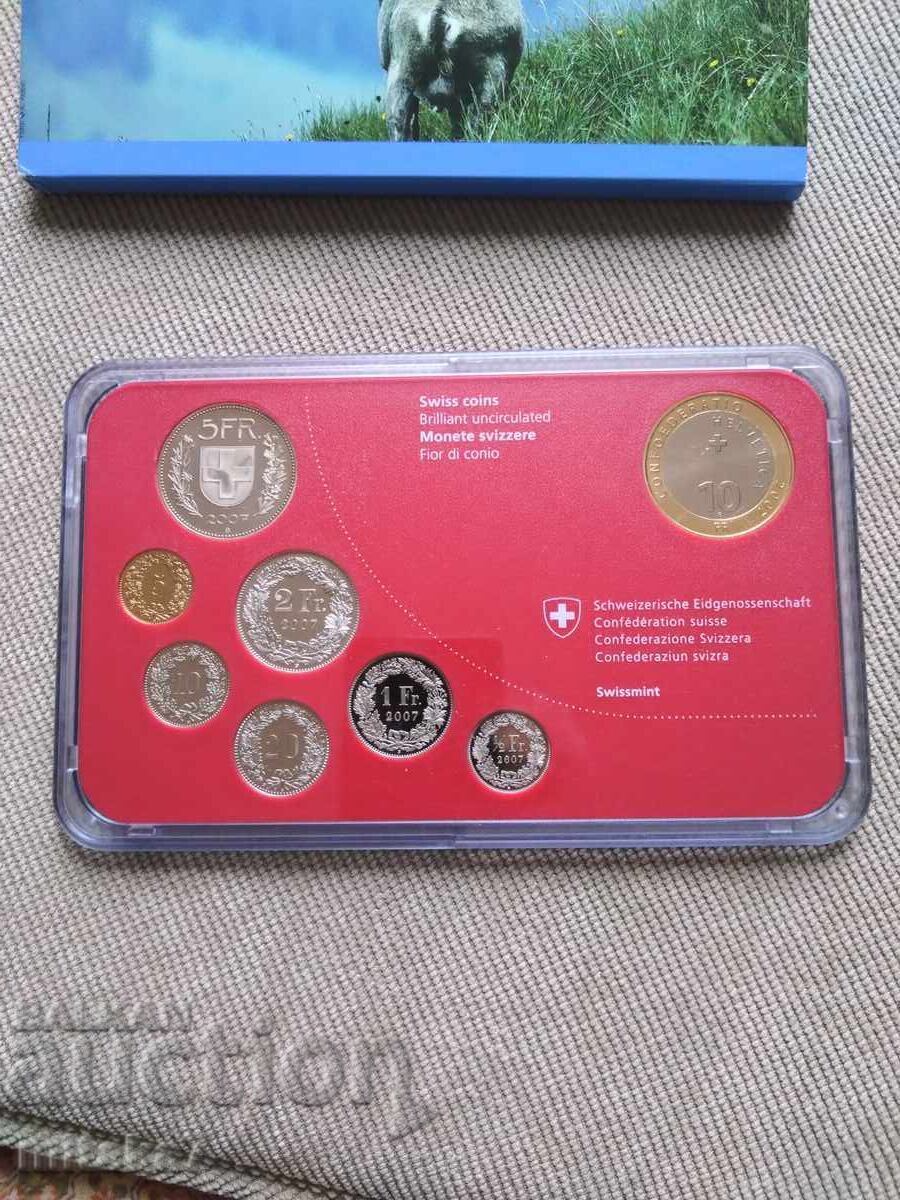Set of coins 2007, Switzerland - 6