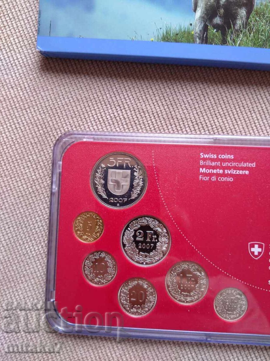 Set of coins 2007, Switzerland - 7