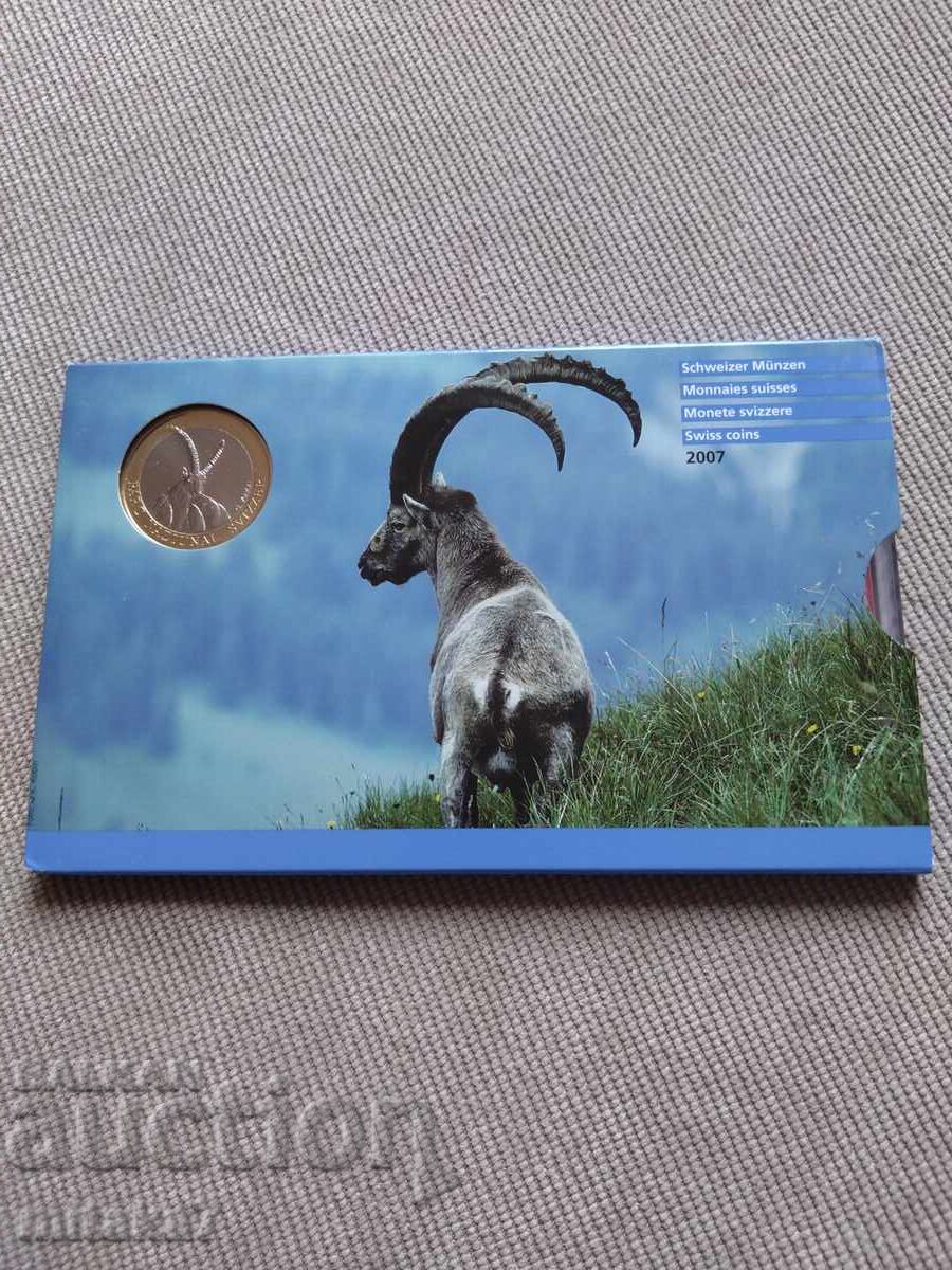 Set of coins 2007, Switzerland Set of coins 2007, Switzerland