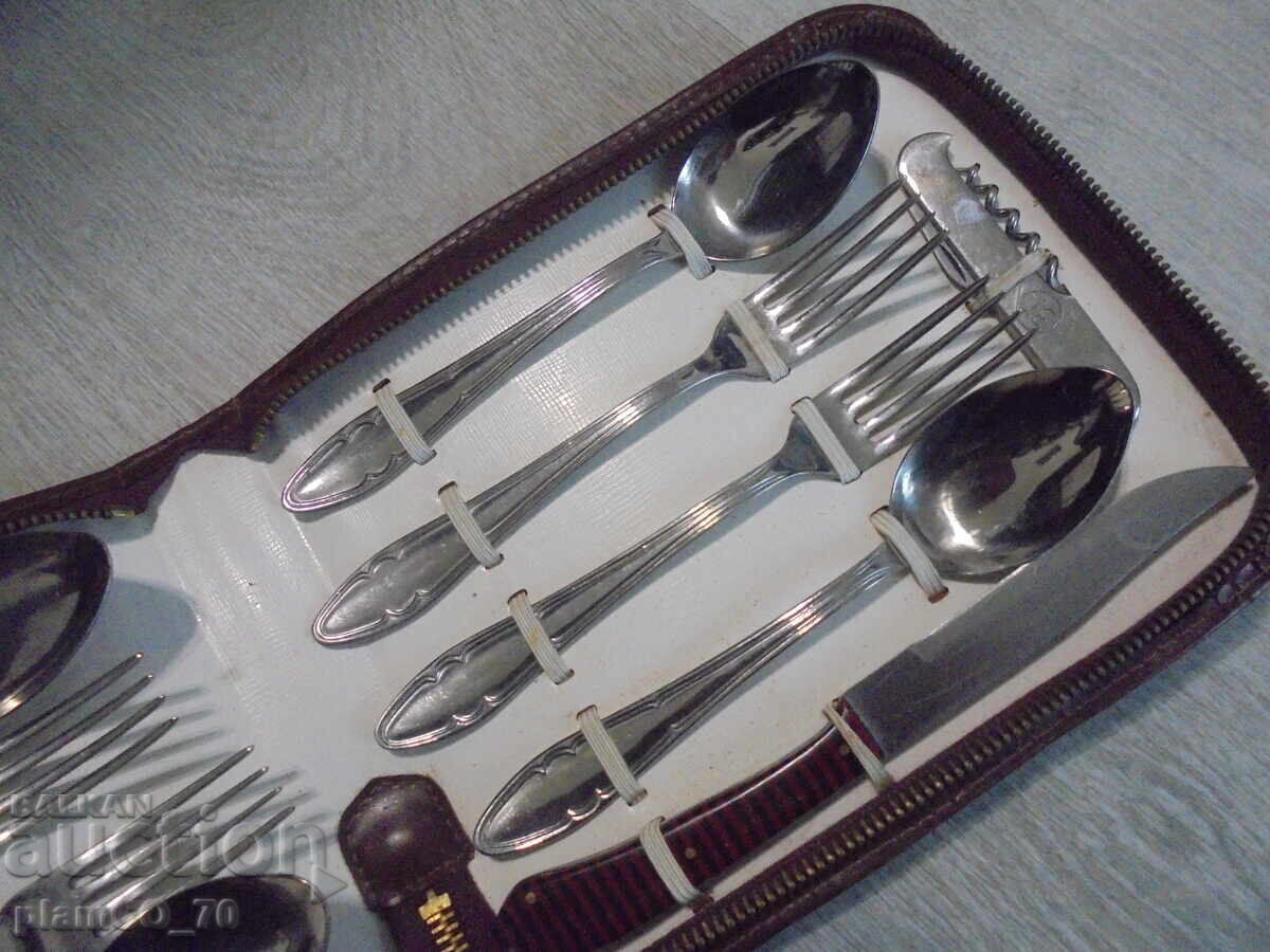 №*8401 Стар туристически комплект прибори – 1300 г. България с цена 40.00 лв. | € 20.45 №*8401 Стар туристически комплект прибори – 1300 г. България с цена 40.00 лв. | € 20.45