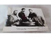 P. Yavorov in the Circle of Misal with P. Slaveykov, Dr. Krustev, 1906