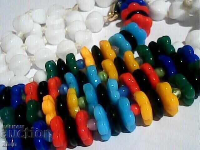 2 buc. coliere vechi frumoase din piatră naturală - 6 2 buc. coliere vechi frumoase din piatră naturală - 6