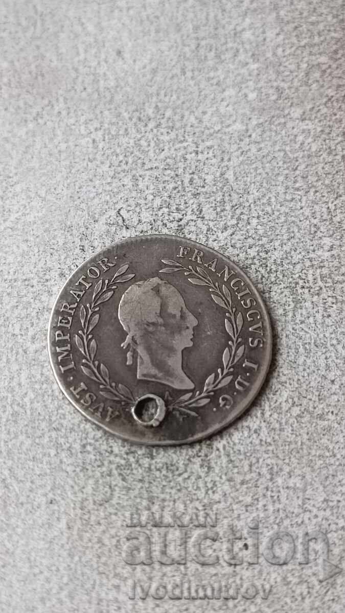 Austria 20 Kreuzer 1829 with price 13.65 BGN | € 6.98 Austria 20 Kreuzer 1829 with price 13.65 BGN | € 6.98