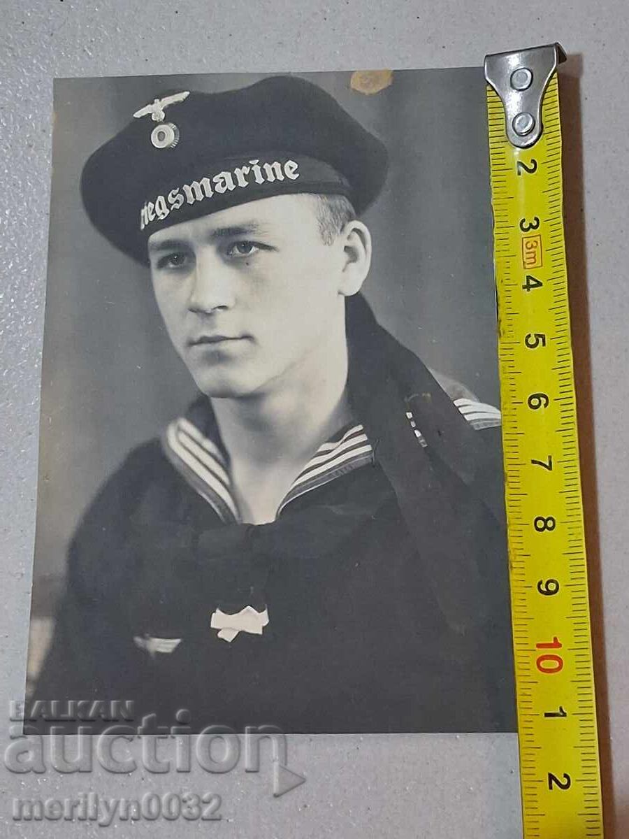 Παράδοση Φωτογραφία Γερμανού στρατιώτη WW2 Kriegsmarine Wehrmacht ΑΥΘΕΝΤΙΚΗ