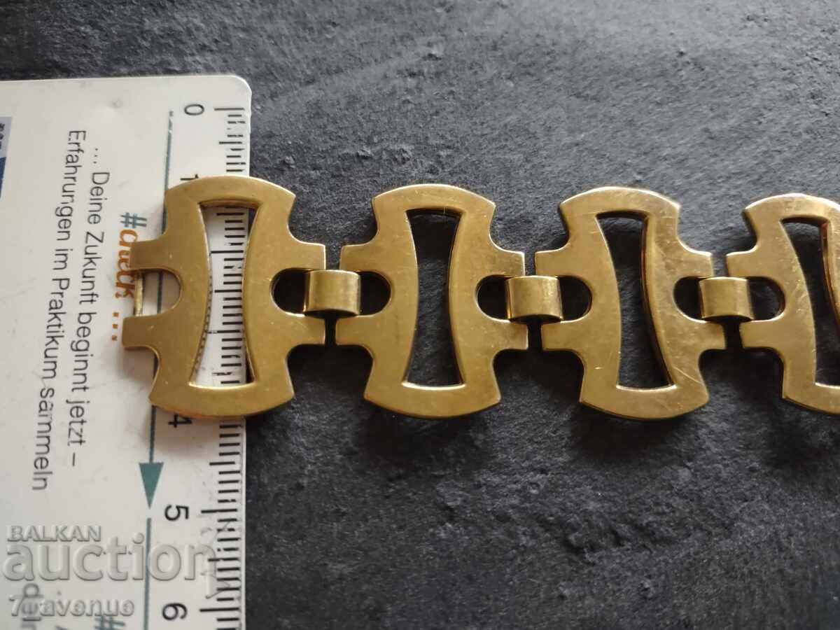 Гривна с позлата 3 см/19 см, голям шик, 8.12.25 - 5