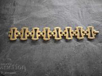 Χρυσό βραχιόλι 3 εκ/19 εκ, μεγάλο στυλ, 8.12.25