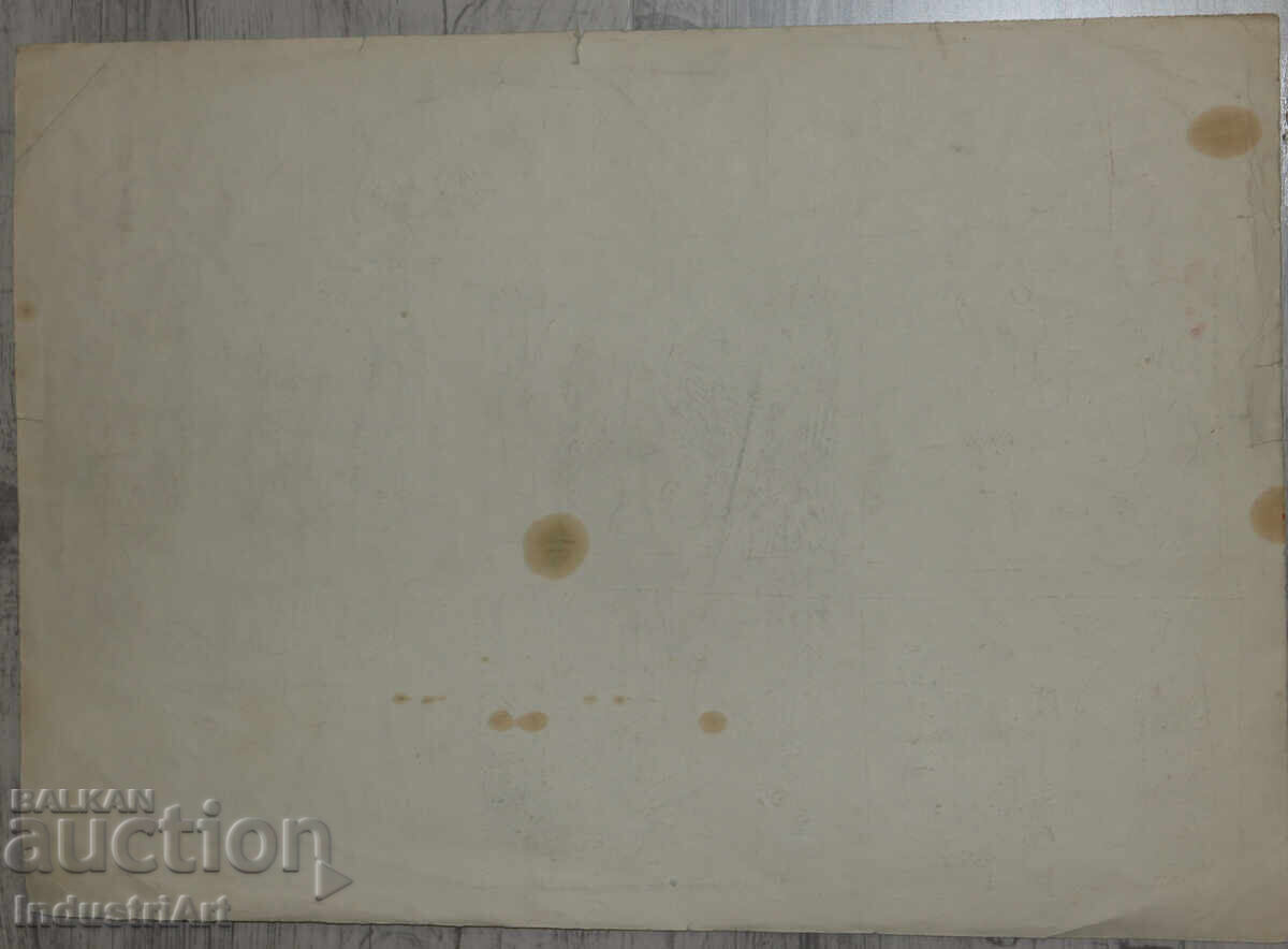 Рисунка молив абстрактна кубистична композиция - 6