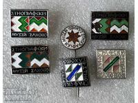 Lot of Badges from the Ethnographic Museum, Elhovo