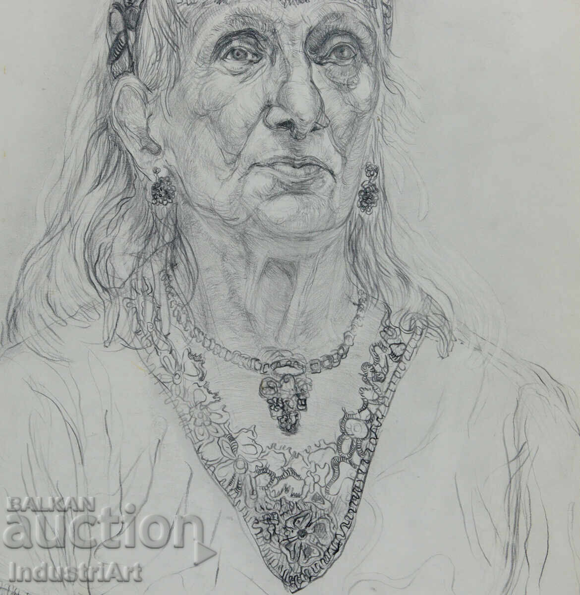 Pencil drawing portrait of a woman - 5 Pencil drawing portrait of a woman - 5