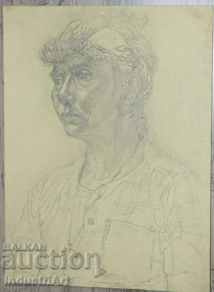 Pencil drawing portrait of a woman with price 120.00 BGN | € 61.36 Pencil drawing portrait of a woman with price 120.00 BGN | € 61.36