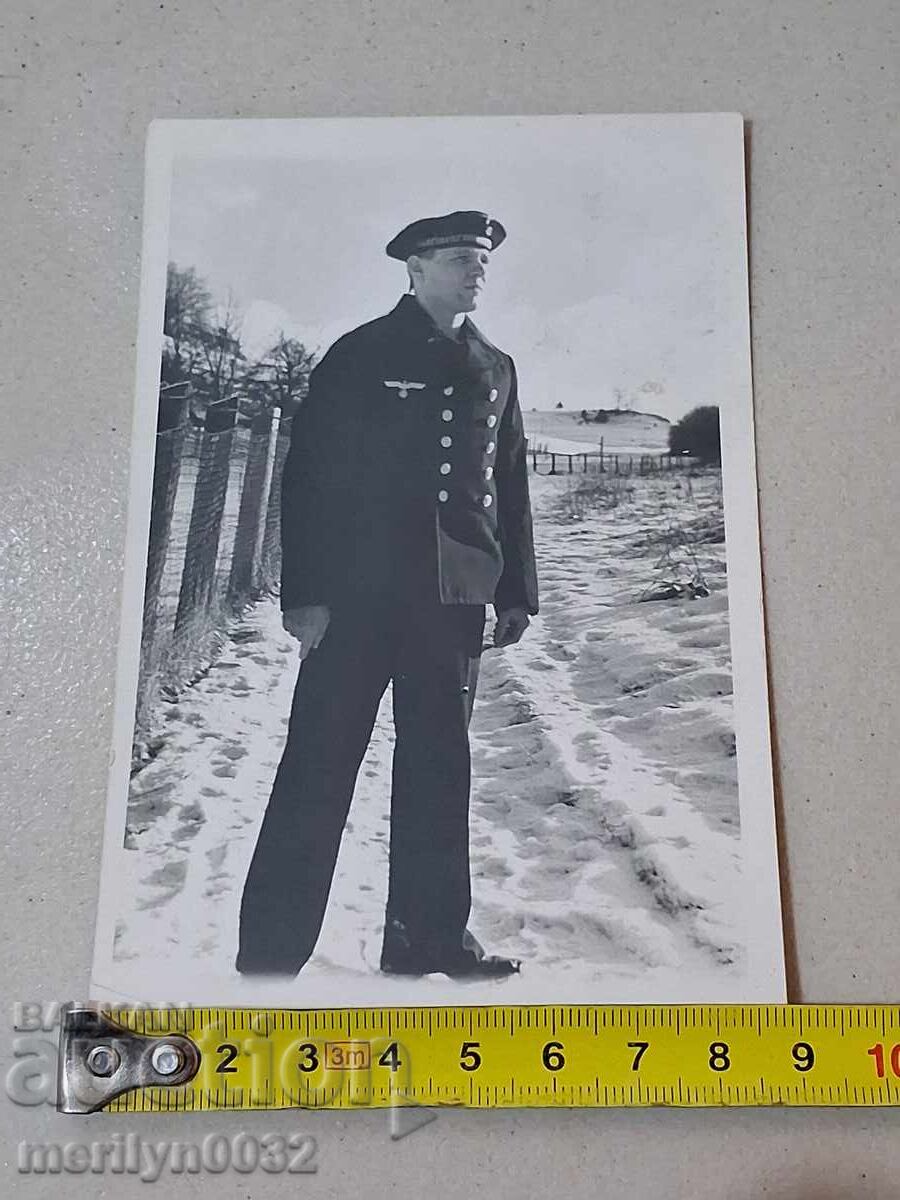 Παράδοση Φωτογραφία Γερμανού στρατιώτη WW2 Kriegsmarine Wehrmacht ΑΥΘΕΝΤΙΚΗ