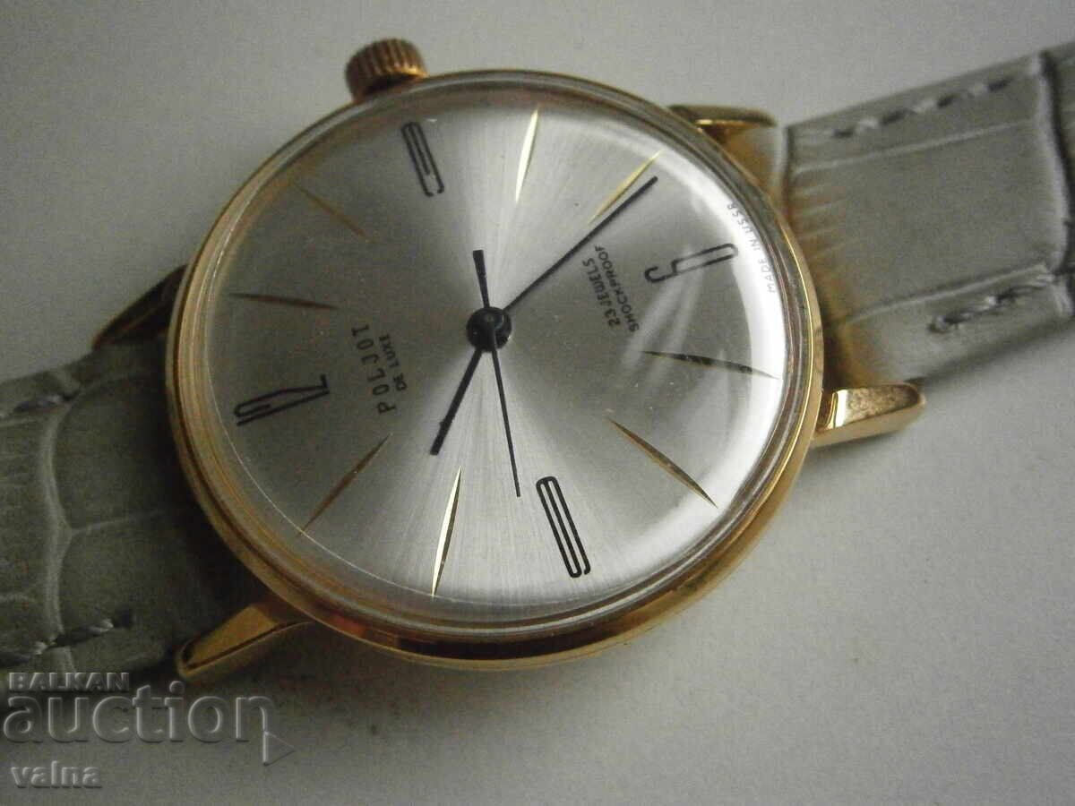 Auction POLJOT de luxe, 23 jewels, cal. 2209, USSR! New watch! Auction POLJOT de luxe, 23 jewels, cal. 2209, USSR! New watch!