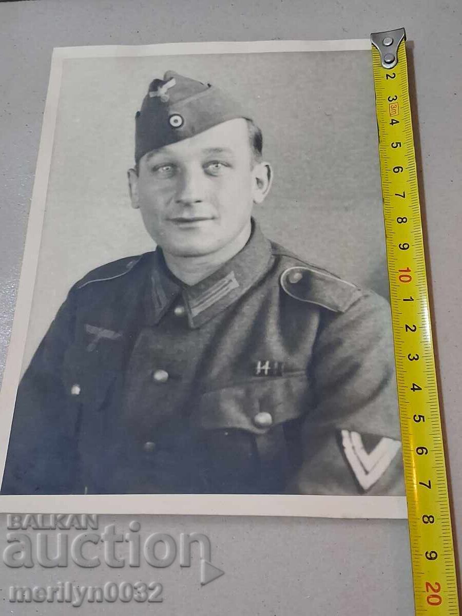 Δημοπρασία Φωτογραφία Γερμανού στρατιώτη WW2 Wehrmacht Τρίτο Ράιχ ΑΥΘΕΝΤΙΚΗ