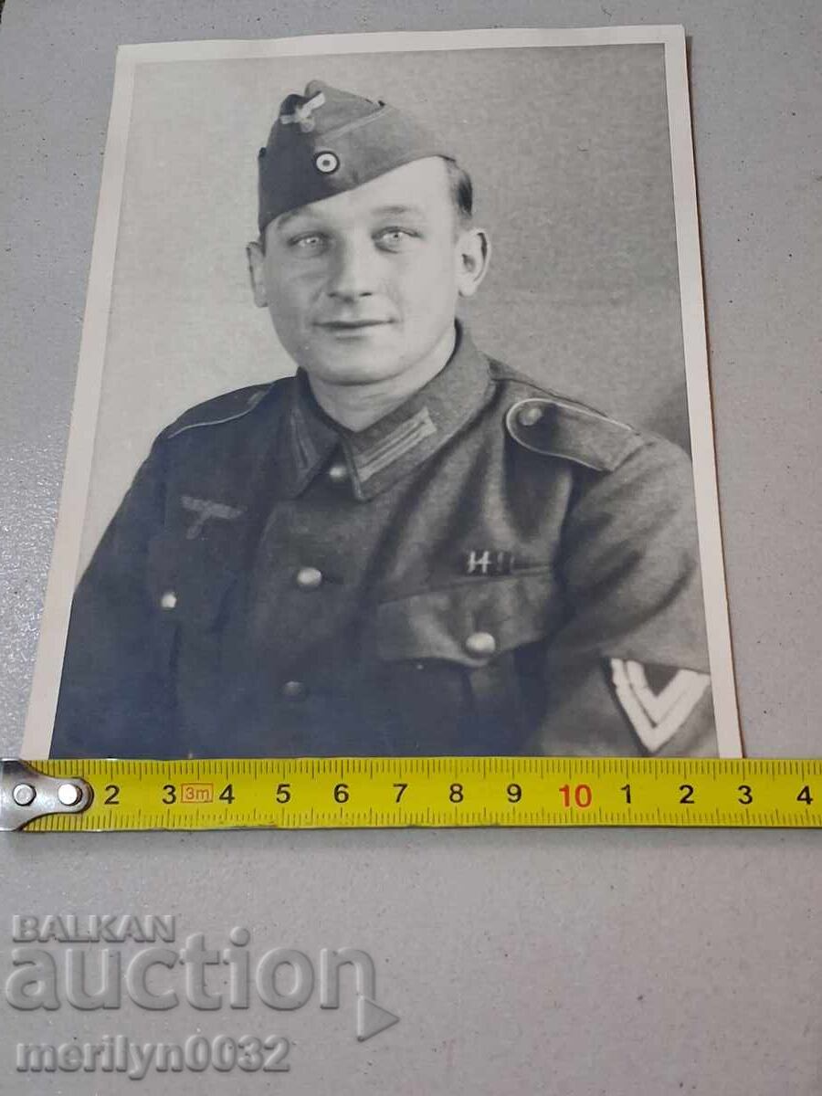 Παράδοση Φωτογραφία Γερμανού στρατιώτη WW2 Wehrmacht Τρίτο Ράιχ ΑΥΘΕΝΤΙΚΗ