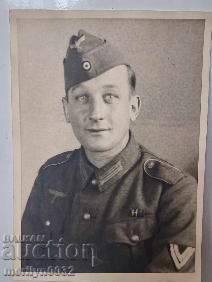Φωτογραφία Γερμανού στρατιώτη WW2 Wehrmacht Τρίτο Ράιχ ΑΥΘΕΝΤΙΚΗ