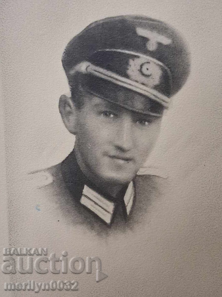 Φωτογραφία Γερμανού στρατιώτη WW2 Wehrmacht Τρίτο Ράιχ ΑΥΘΕΝΤΙΚΗ με τιμή 29.00 BGN | € 14.83