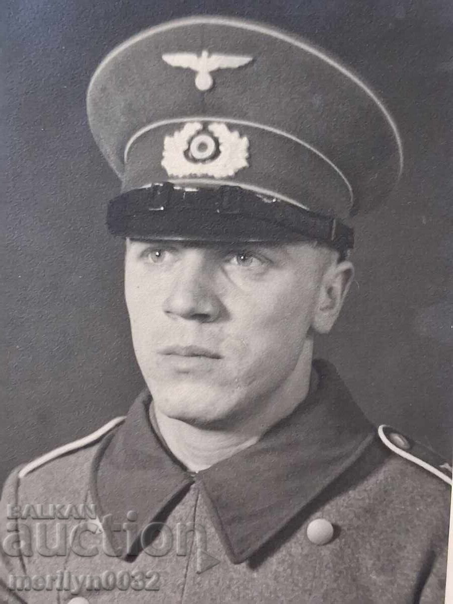 Φωτογραφία Γερμανού στρατιώτη WW2 Wehrmacht Τρίτο Ράιχ ΑΥΘΕΝΤΙΚΗ με τιμή 29.00 BGN | € 14.83