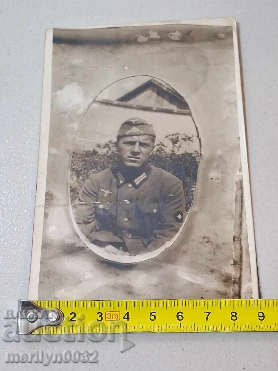 Φωτογραφία Γερμανού στρατιώτη WW2 Wehrmacht Τρίτο Ράιχ ΑΥΘΕΝΤΙΚΗ - 5