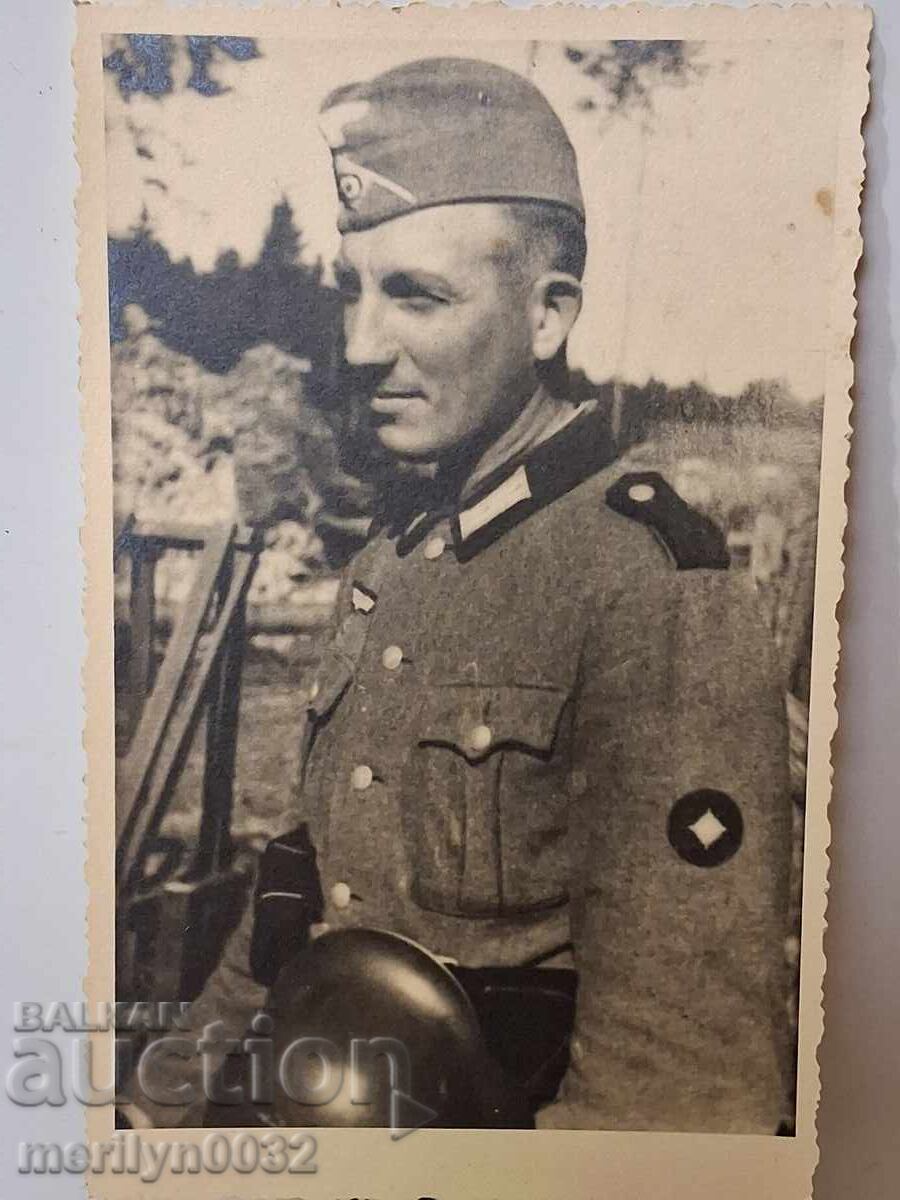 Φωτογραφία Γερμανού στρατιώτη WW2 Wehrmacht Τρίτο Ράιχ ΑΥΘΕΝΤΙΚΗ